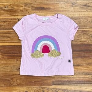 Kids Petit Hailey Rainbow Tee Size 4